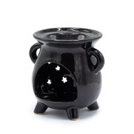 Cauldrons Oil Burner - Moon & Stars - Black