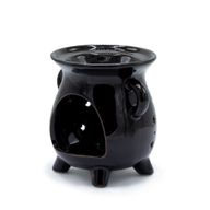 Cauldrons Oil Burner - Moon Phase - Black