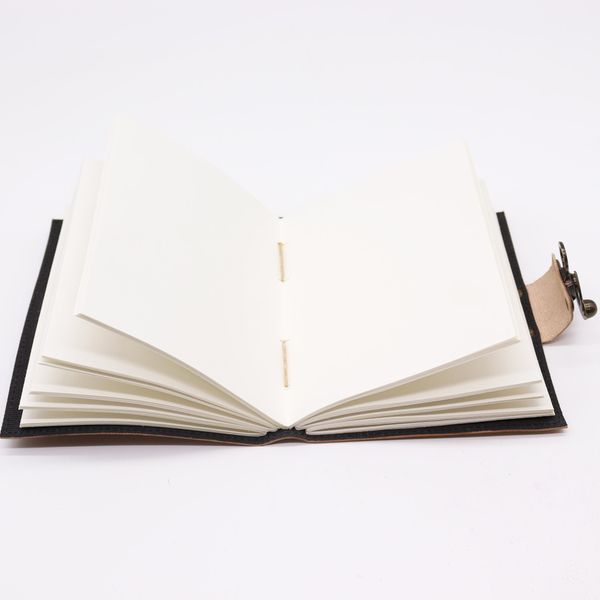 Leather Journal - Journey 17.5x12.5x3cm - Dark Tan