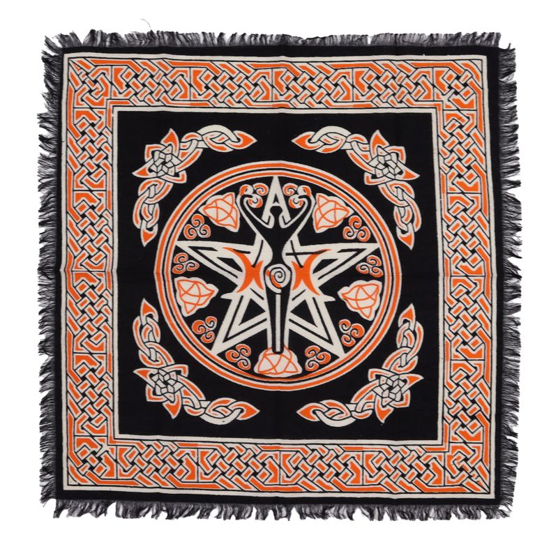 Esoteric Fringed Altar Cloth -  Earth Mother