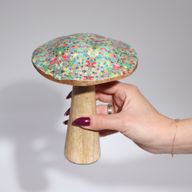 Med Mushroom -  15cm - Mediterranean Tile Pattern