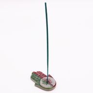 Soapstone Hamsa Incense Holder 9x6cm -Ganesha