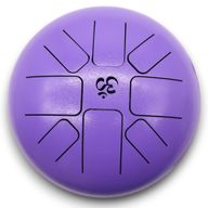 Large Happy Drum Om Violet- 22x18cm