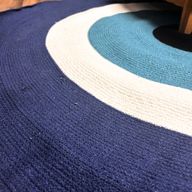 Cotton Rug - Evil Eye 150cm