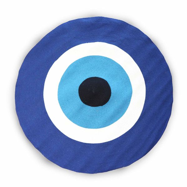 Cotton Rug - Evil Eye 120cm