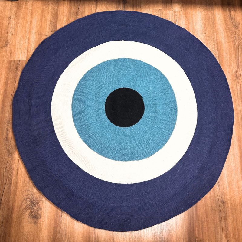 Cotton Rug - Evil Eye 150cm