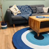 Cotton Rug - Evil Eye 150cm