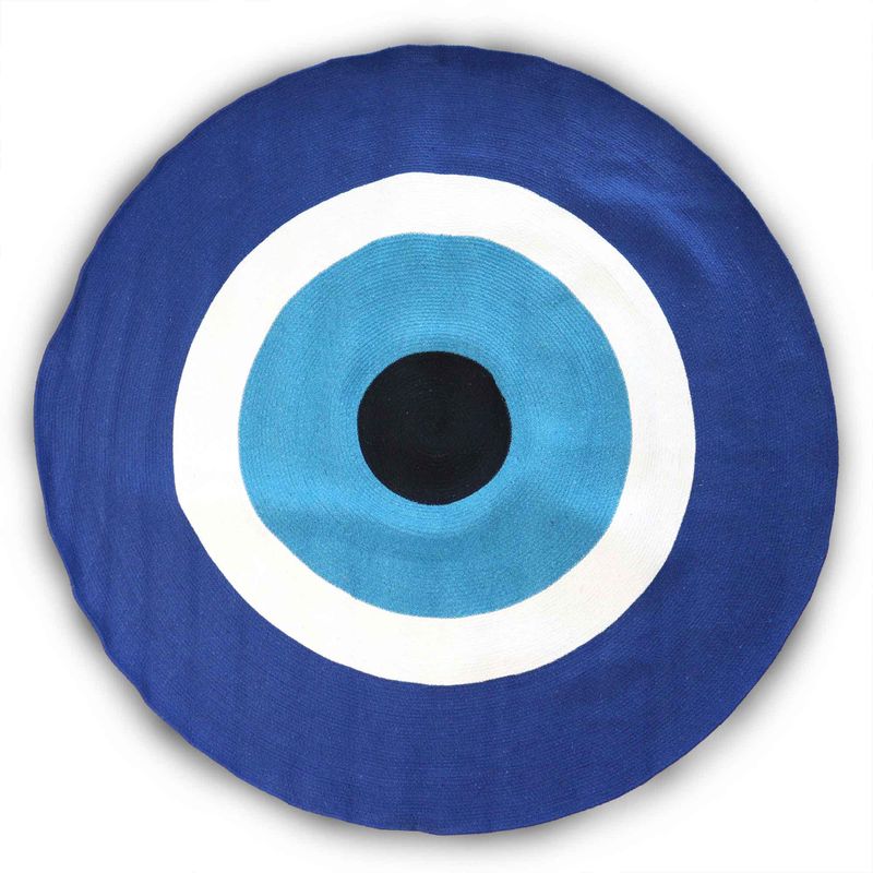 Cotton Rug - Evil Eye 150cm