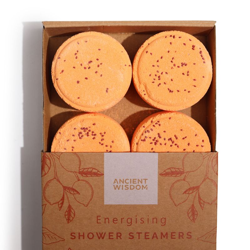 Zen Shower Steamers - Therapy Wellness Gift Set - Energising (Orange)