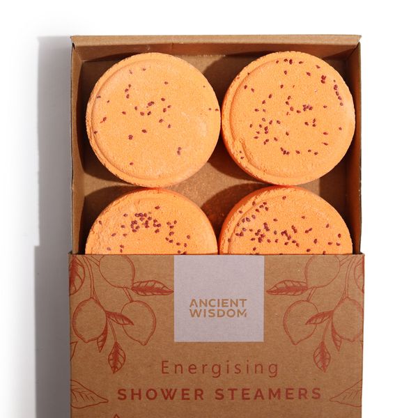 Zen Shower Steamers - Therapy Wellness Gift Set - Energising (Orange)
