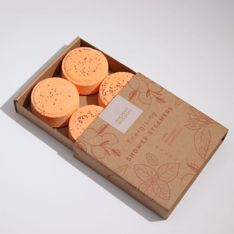 Zen Shower Steamers - Therapy Wellness Gift Set - Energising (Orange)