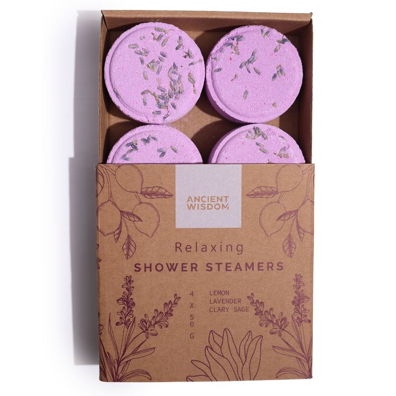 Zen Shower Steamers - Therapy Wellness Gift Set - Relaxing (Purple)