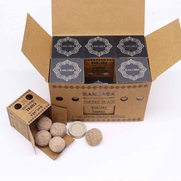 Banjara Smudge Beads (five) - Copal