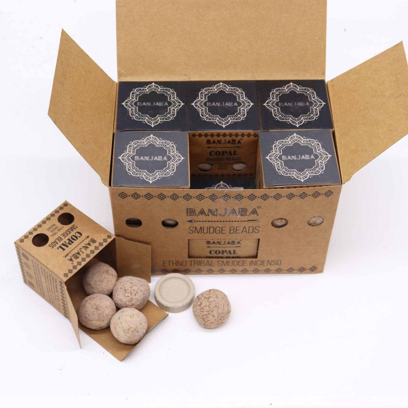 Banjara Smudge Beads (five) - Copal