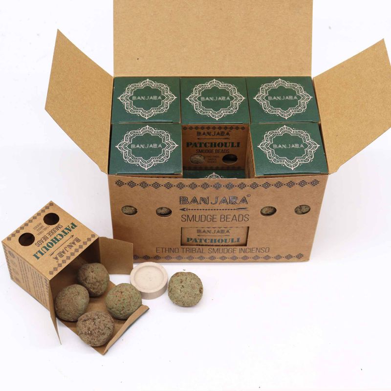 Banjara Smudge Beads (five) - Patchouli