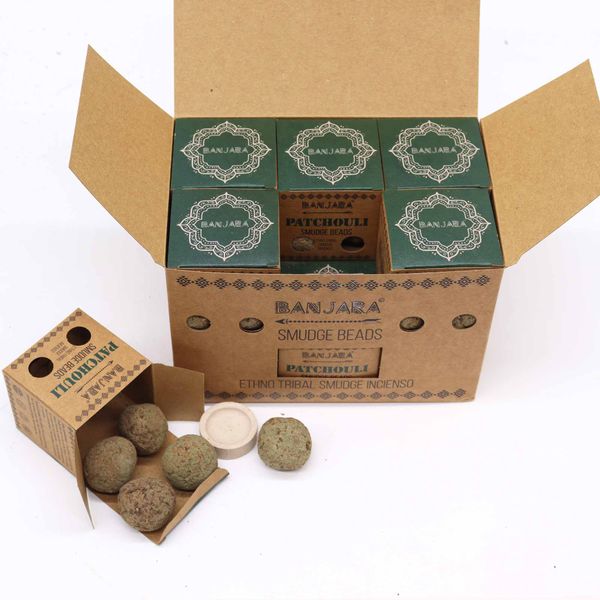 Banjara Smudge Beads (five) - Patchouli