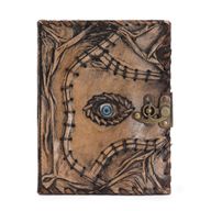 Brown Tan Book - Evil Eye Decor - 20x15cm