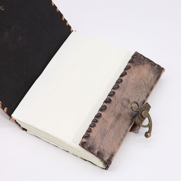 Brown Tan Book - Evil Eye Decor - 20x15cm