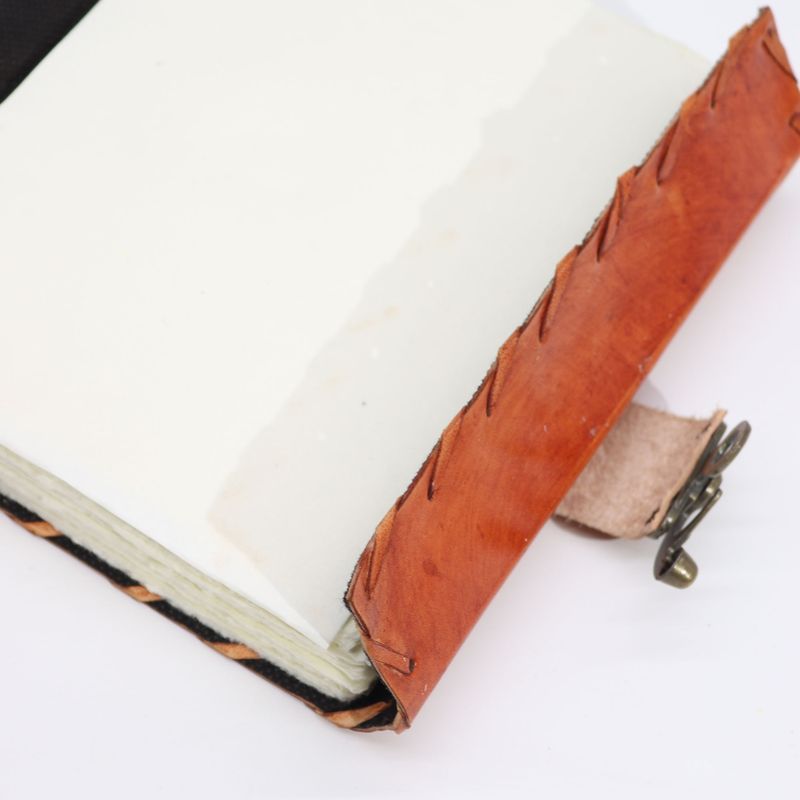 Light Brown Tan Book - Evil Eye Decor - 20x15cm