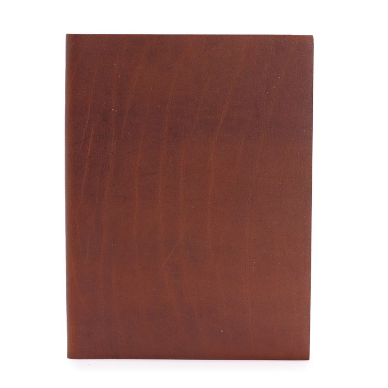 Lrg Dark Tan Daily Notebook - 20x15cm