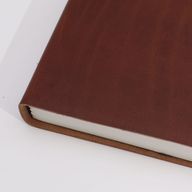 Lrg Dark Tan Daily Notebook - 20x15cm
