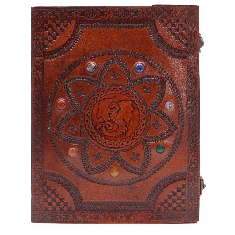Huge Tomb Book - Charkra Stones Dragon Mandala - 25x34cm