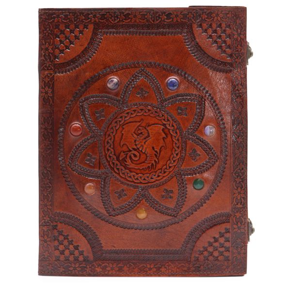 Huge Tomb Book - Charkra Stones Dragon Mandala - 25x34cm