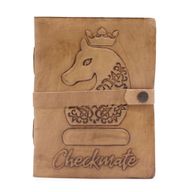 Checkmate Book - Light Tan - 20x15cm