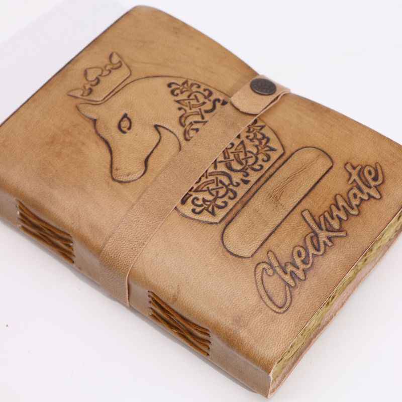 Checkmate Book - Light Tan - 20x15cm