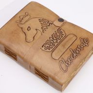 Checkmate Book - Light Tan - 20x15cm