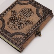 Hamsa - Esoteric Notebook - Antique Grey - 17.5x12.5x3cm