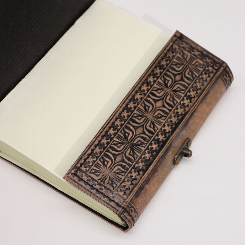 Hamsa - Esoteric Notebook - Antique Grey - 17.5x12.5x3cm