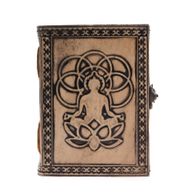 Buddha - Esoteric Notebook - Antique Grey - 17.5x12.5x3cm