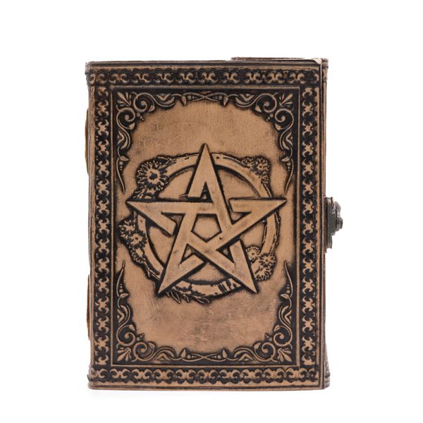 Pentacle - Esoteric Notebook - Anique Grey - 17.5x12.5x3cm