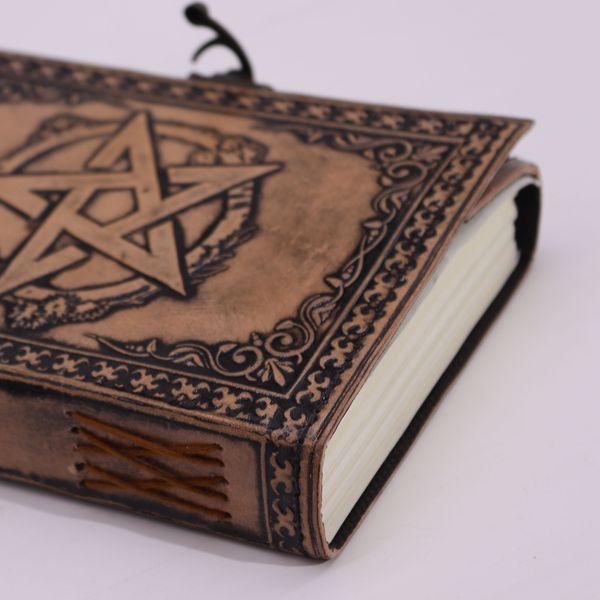 Pentacle - Esoteric Notebook - Anique Grey - 17.5x12.5x3cm