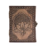 Lotus Mandala - Esoteric Notebook - Antique Grey - 17.5x12.5x3cm