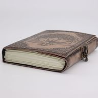 Lotus Mandala - Esoteric Notebook - Antique Grey - 17.5x12.5x3cm