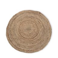 Round Soft Jute Rug  90cm