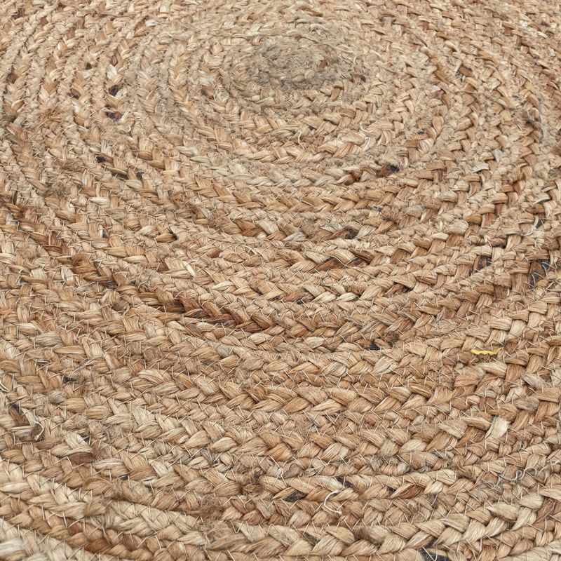 Round Soft Jute Rug  90cm