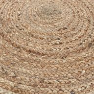 Round Soft Jute Rug  90cm