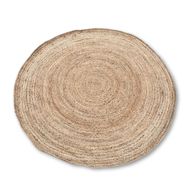 Lrg Round Soft Jute Rug  150cm