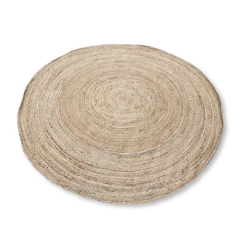 Extra Large Round Soft Jute Rug  200cm