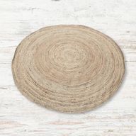 Extra Large Round Soft Jute Rug  200cm