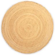 Extra Large Round Soft Jute Rug  200cm