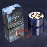 Zodiac Crystal Candle with Gemstone Bracelet -  Starter Pack (3 of each)