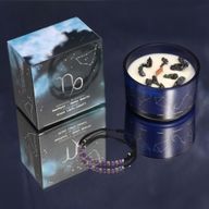 Zodiac Crystal Candle with Gemstone Bracelet -  Starter Pack (3 of each)