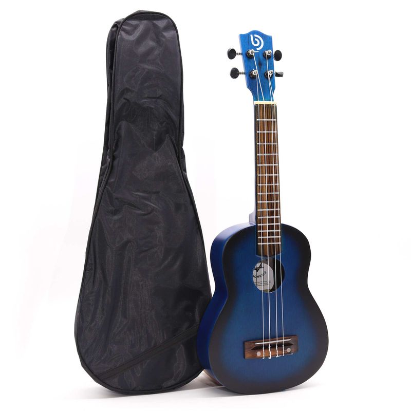 Artisan Made Ukulele - Blue Sunburst Finish (4 String)