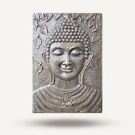 Large Buddha Antique Gold Relief - 0.7x1m