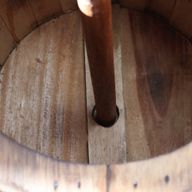 Beer Barrel Stool & Parasol Stand - Natural