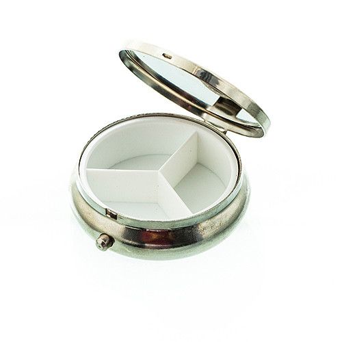 Vintage Pill Box - Silver Decoration